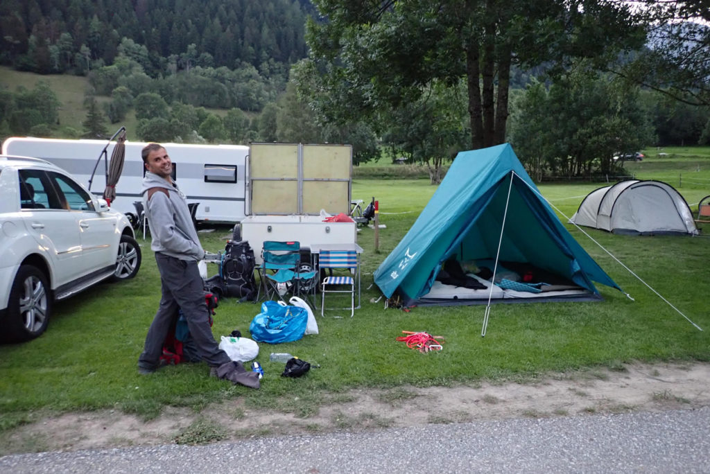 Pau en el Camping Eggishorn de Fiesch en Suiza